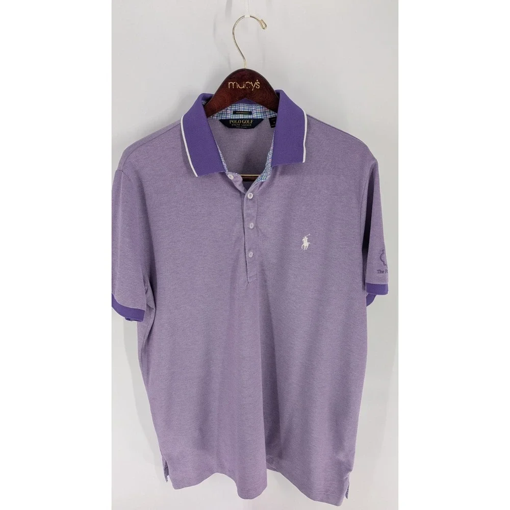 Ralph Lauren Pro Fit Performance Plantation Golf‎ Polo Shirt Lavender Size XL